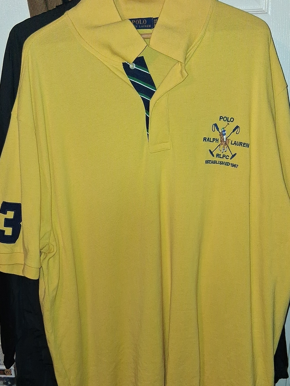 Polo by Ralph Lauren Bright Yellow Short-Sleeve Polo with Crest (Worn 1nce) 3XB